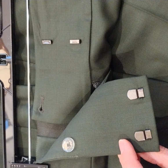 COS women's wool tailored dark green straight leg pants. GUC with one flaw. Size - Picture 7 of 10